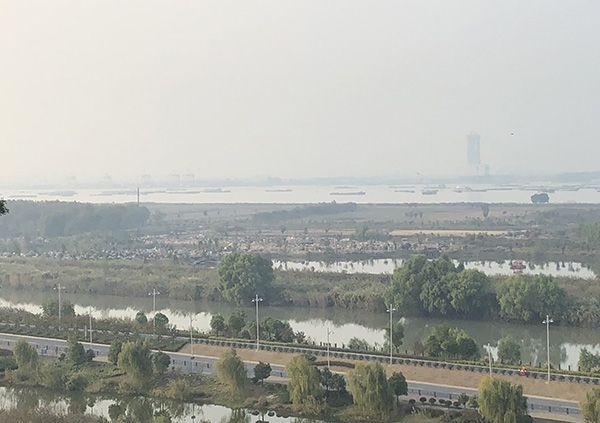 被环境部通报侵占江豚保护区   镇江大江风云景区已基本拆除