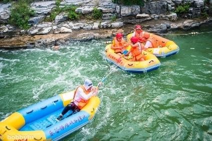 北京乐谷银滩“天子脚下第一漂”正式向游客开放