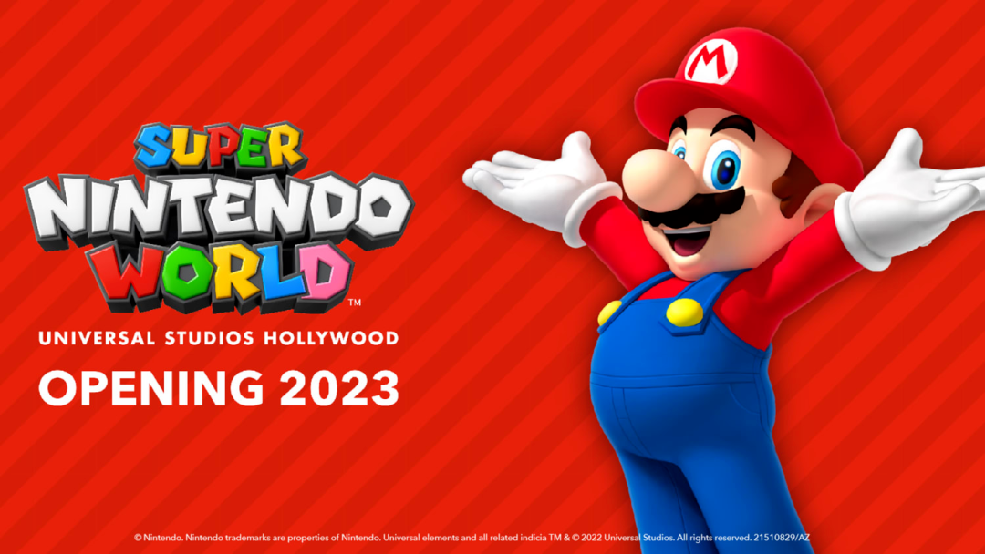 美首个超级任天堂世界将于2023年落户好莱坞环球影城