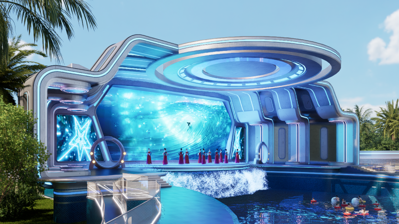 杭州“酒店航母”结顶！1200余间客房＆约3万㎡室内外水乐园，众多精彩项目曝光！